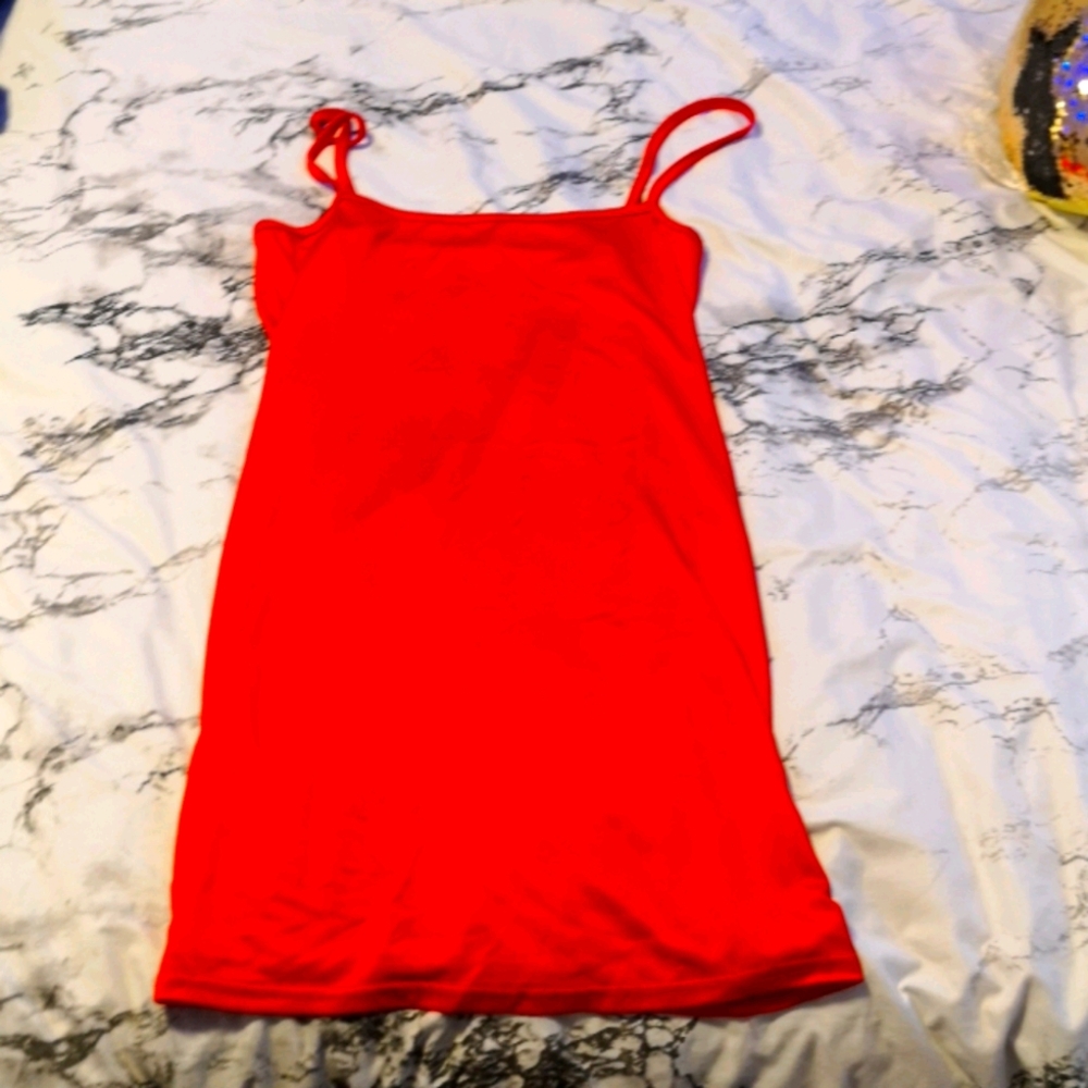 Red Silk Dress